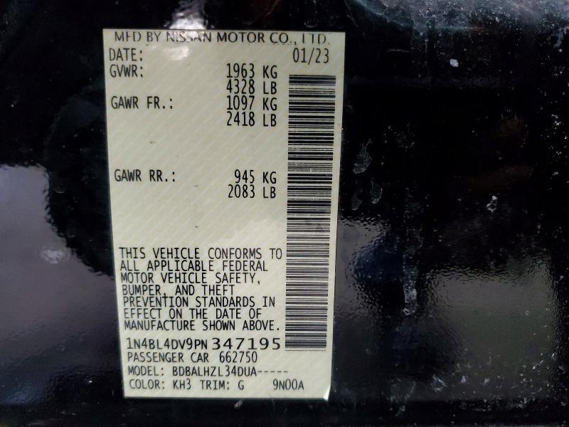 2023 Nissan Altima 2.5 sv