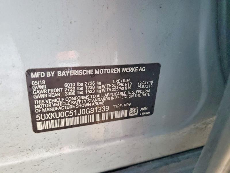 2018 BMW X6 Sdrive35i