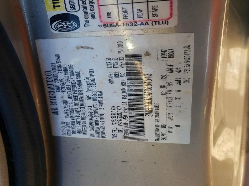 2010 Mercury Milan Premier