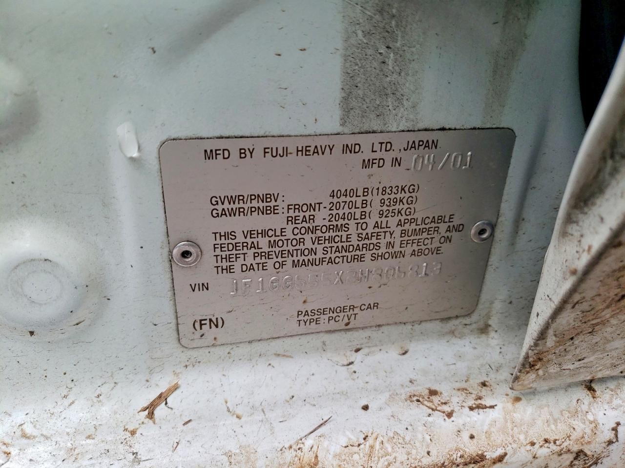 2002 Subaru Impreza ts