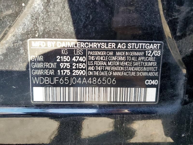 2004 Mercedes-Benz E 320