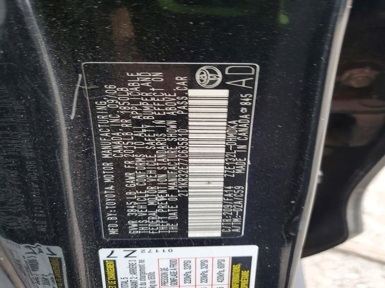 2007 Toyota Corolla Matrix xr