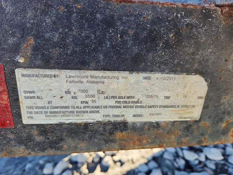 2011 Lawrimore Trailer-equipment Trailer