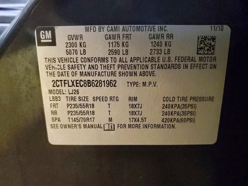 2011 GMC Terrain slt