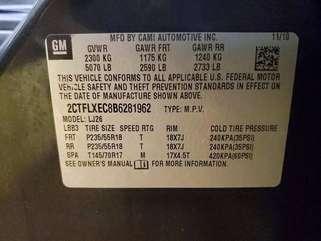 2011 GMC Terrain slt