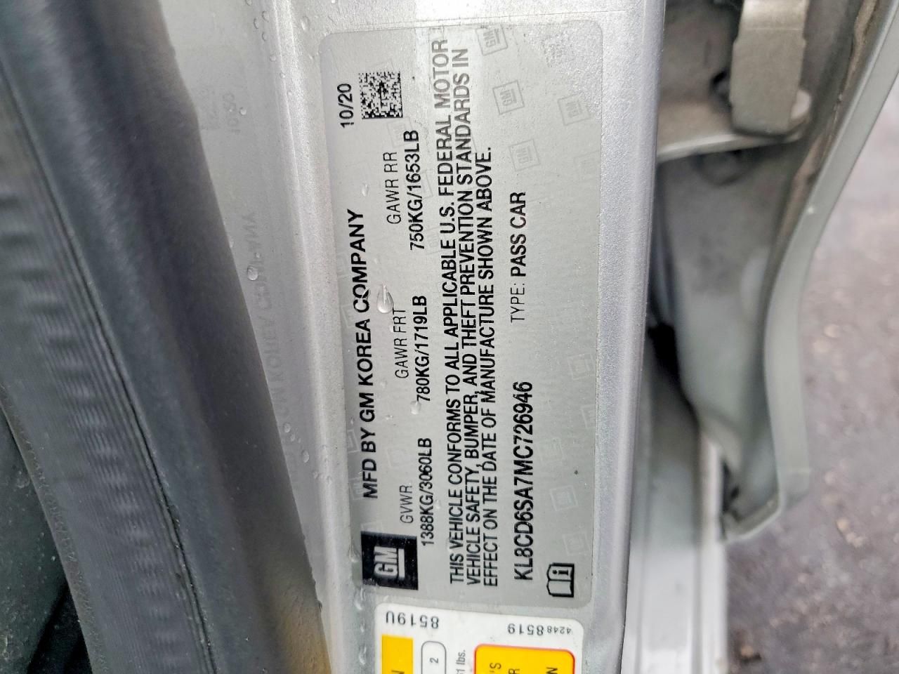 2021 Chevrolet Spark 1LT