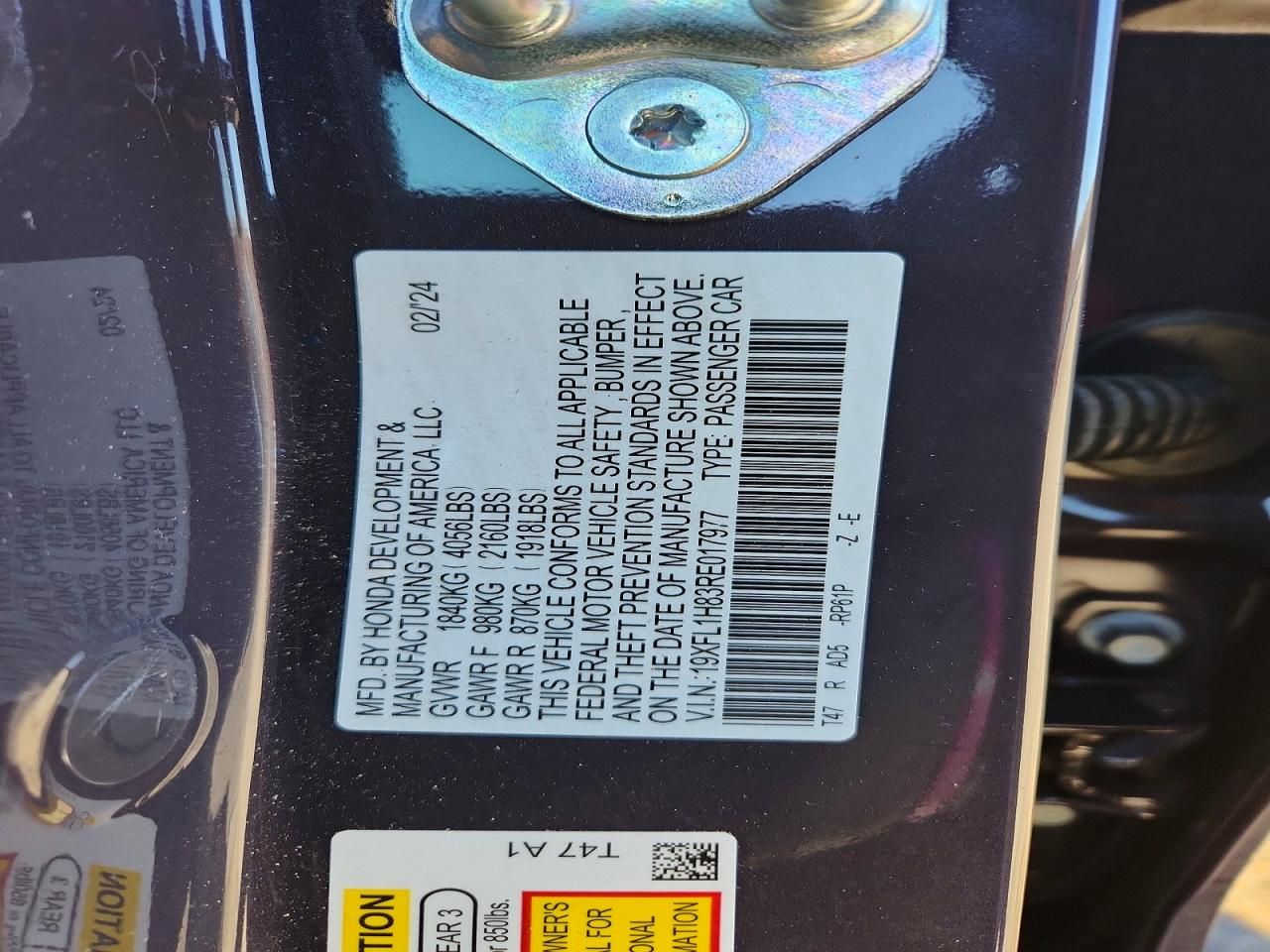 2024 Honda Civic Sport Touring