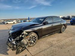 Salvage cars for sale from Copart Grand Prairie, TX: 2023 BMW I7 Xdrive60