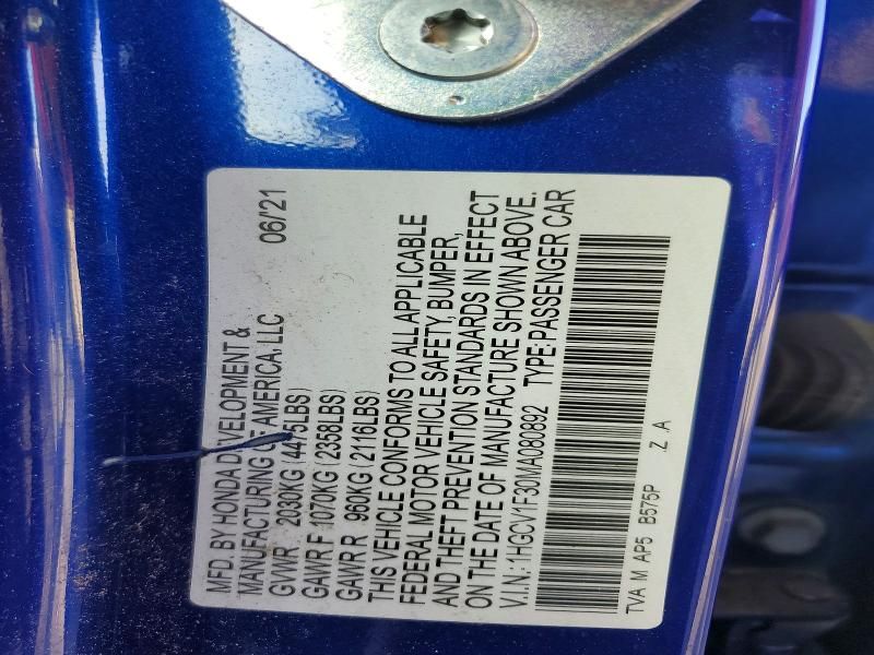 2021 Honda Accord Sport