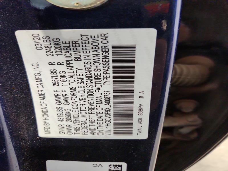 2020 Honda Accord Touring Hybrid