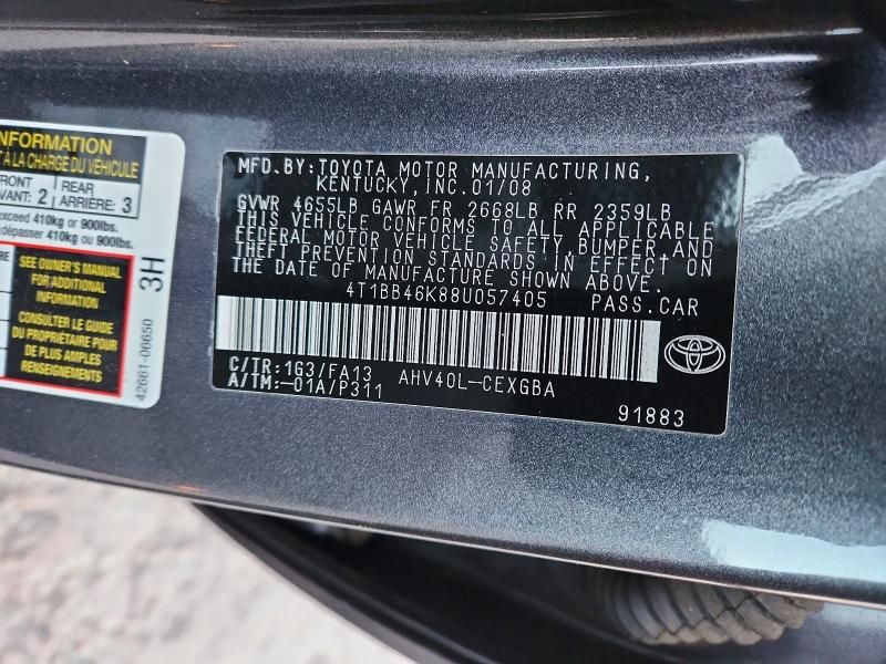 2008 Toyota Camry Hybrid