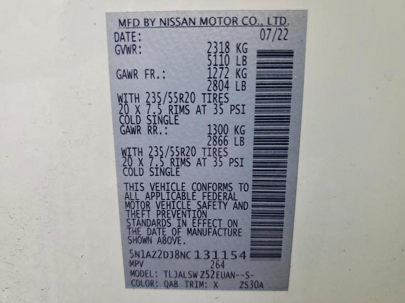 2022 Nissan Murano Platinum