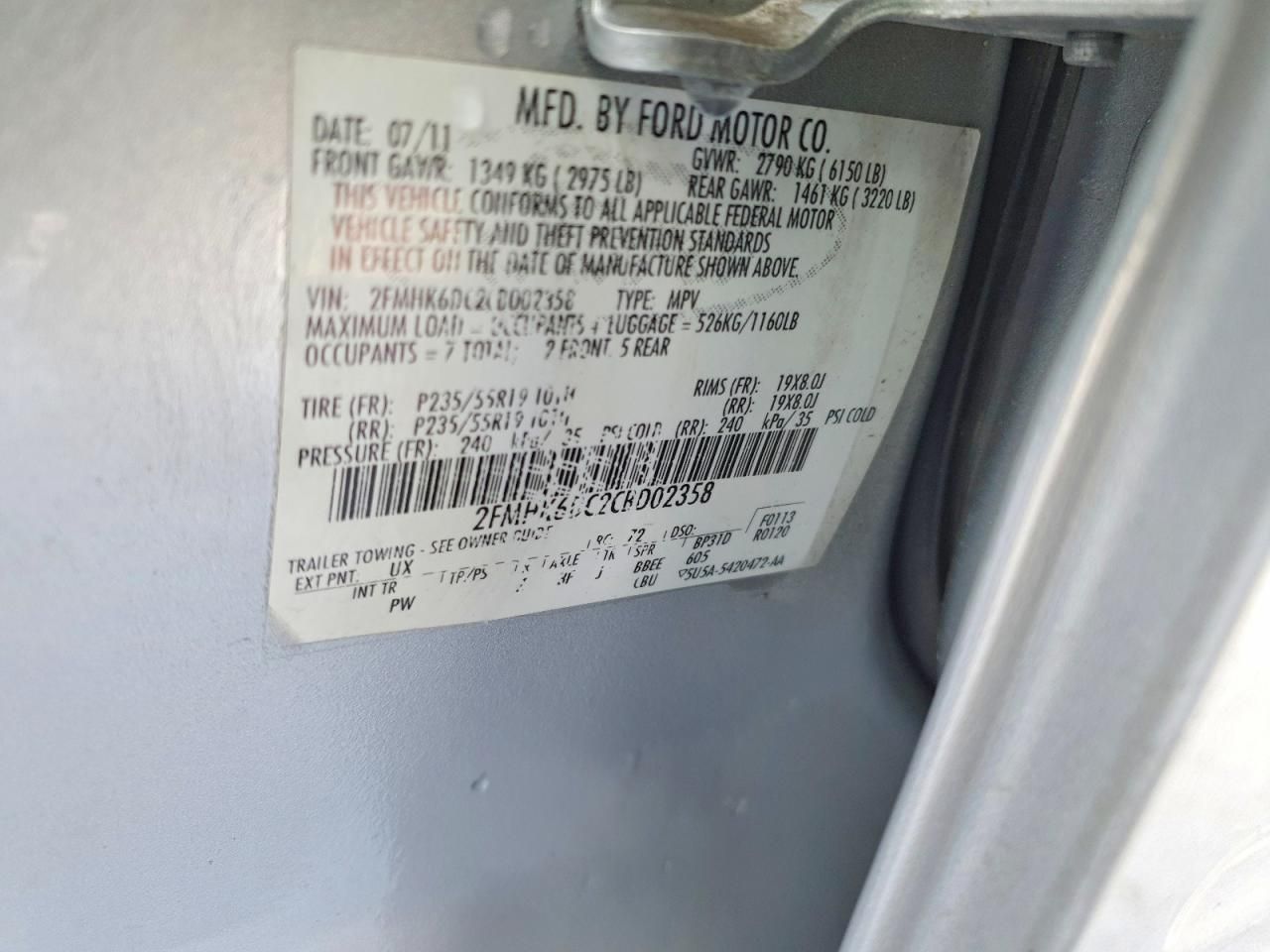 2012 Ford Flex Limited