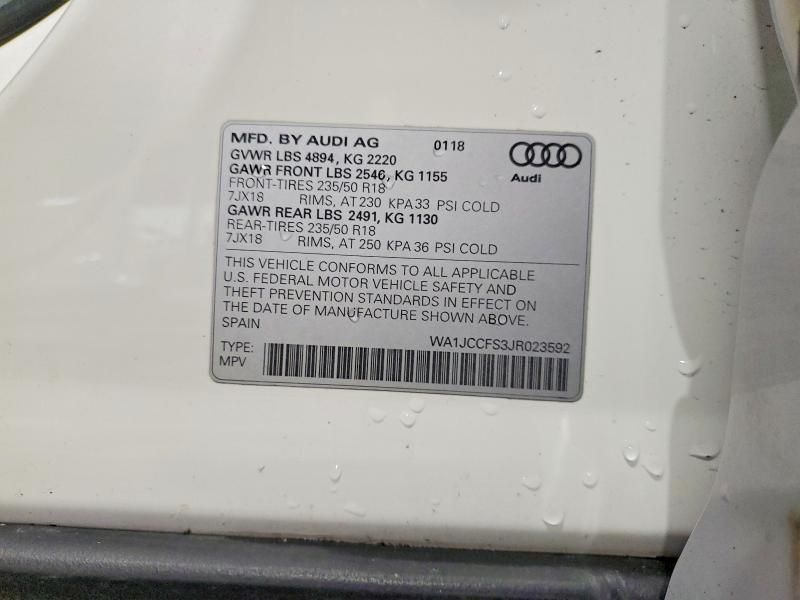 2018 Audi Q3 Premium Plus