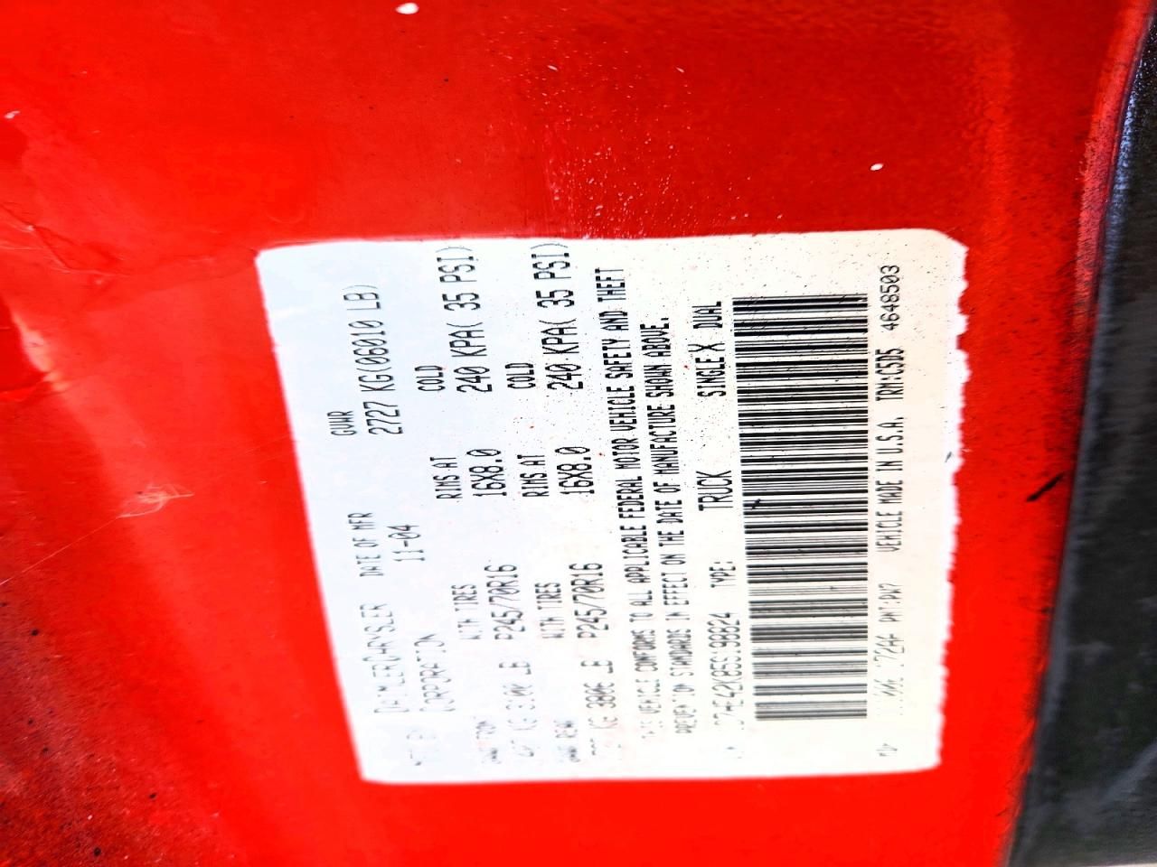 2005 Dodge Dakota slt