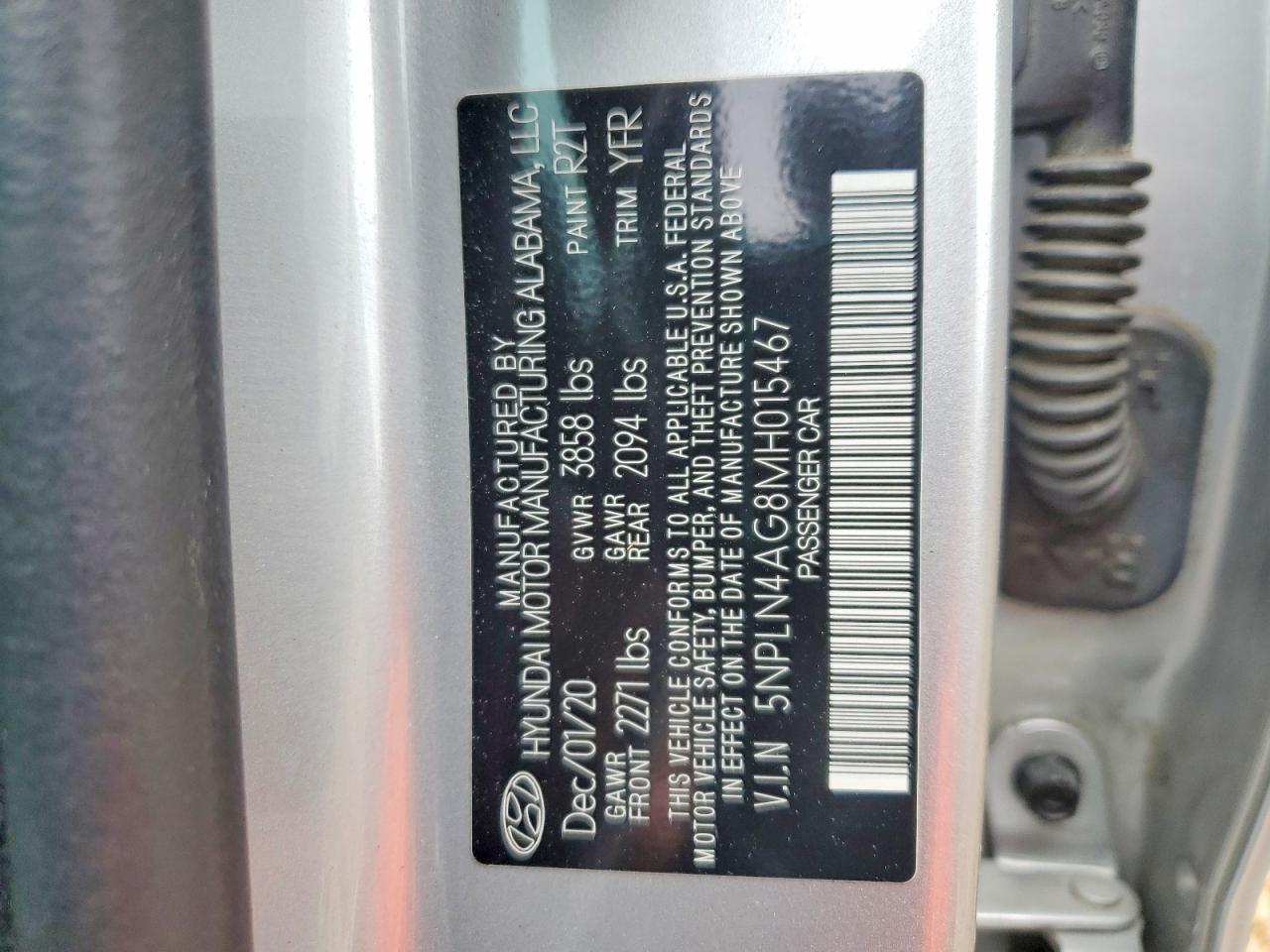 2021 Hyundai Elantra sel