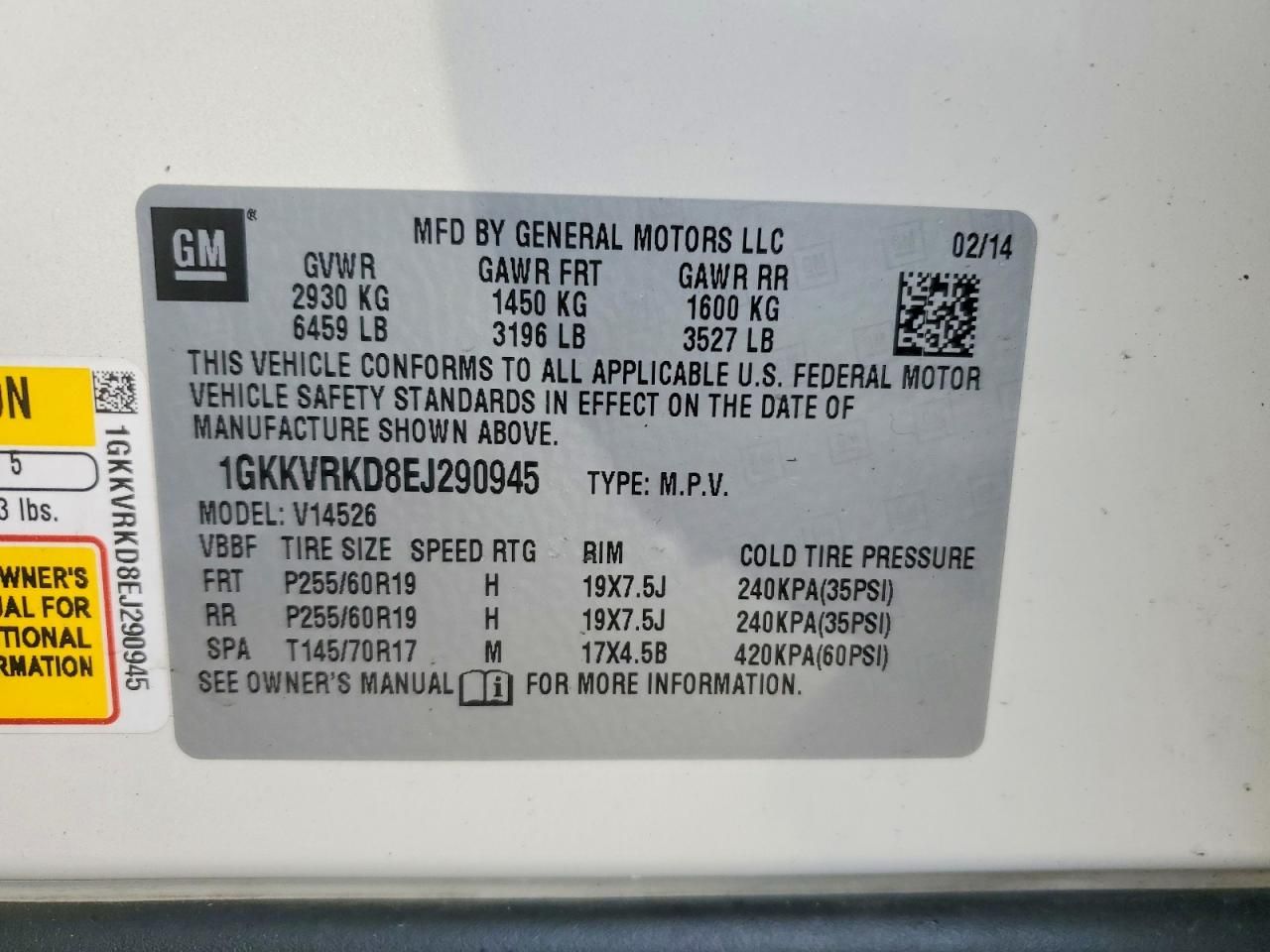 2014 GMC Acadia Slt-1