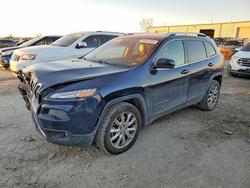 Jeep salvage cars for sale: 2014 Jeep Cherokee Limited