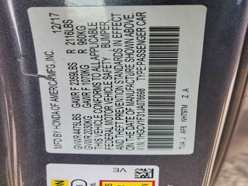 2018 Honda Accord Sport