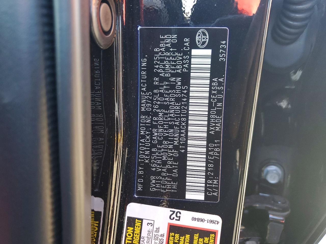 2026 Toyota Camry se