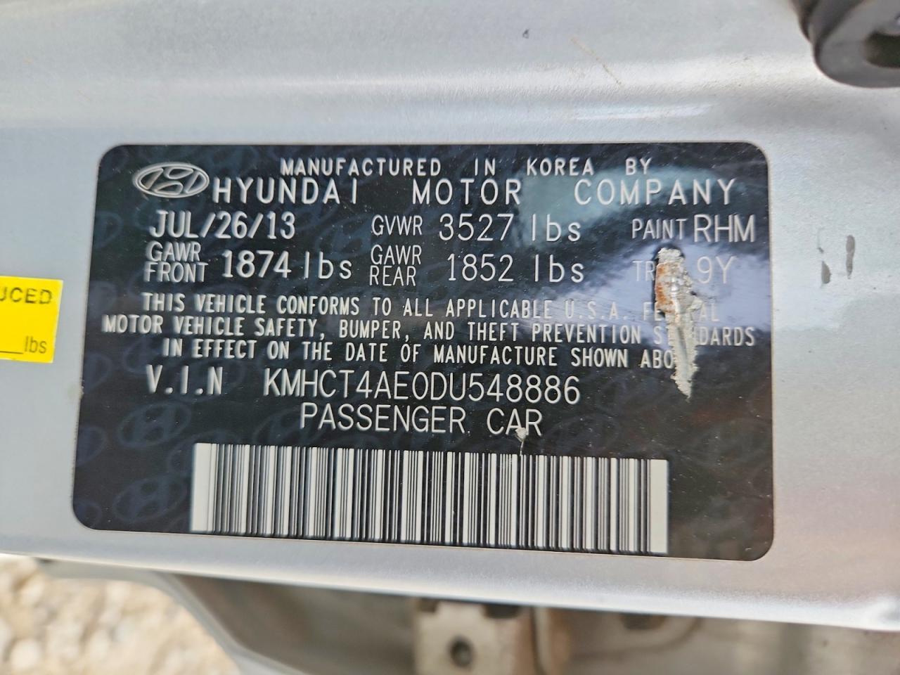 2013 Hyundai Accent gls