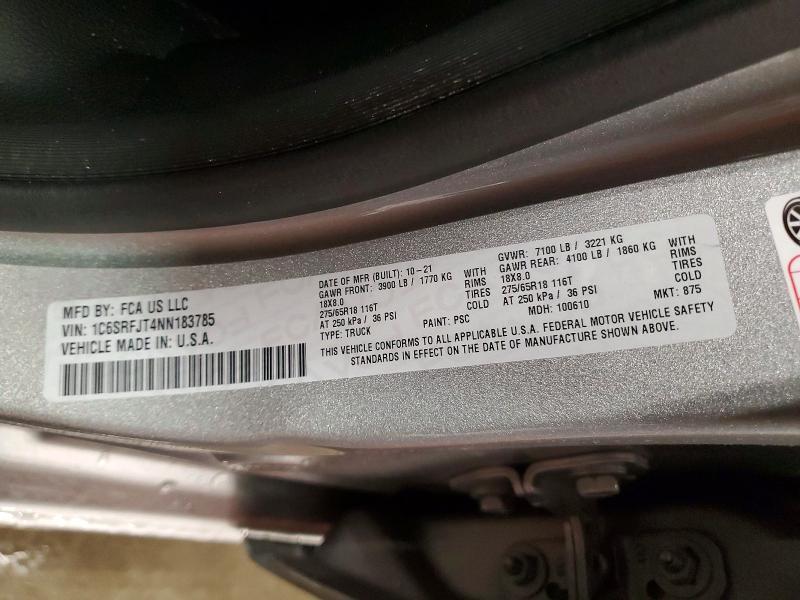 2022 Dodge 1500 Laramie