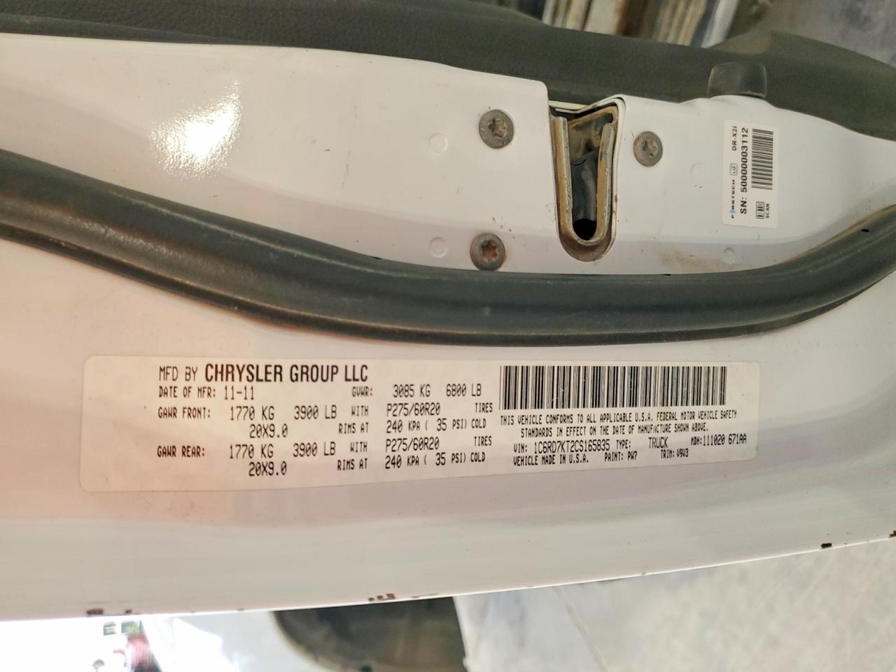 2012 Dodge RAM 1500 ST