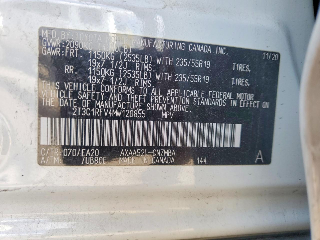 2021 Toyota Rav4 xle Premium