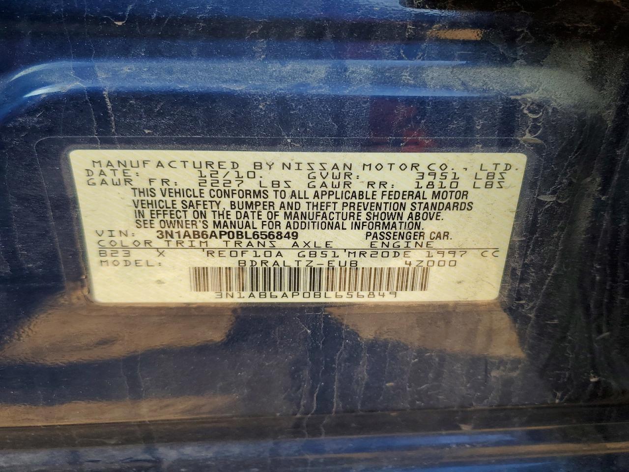 2011 Nissan Sentra 2.0