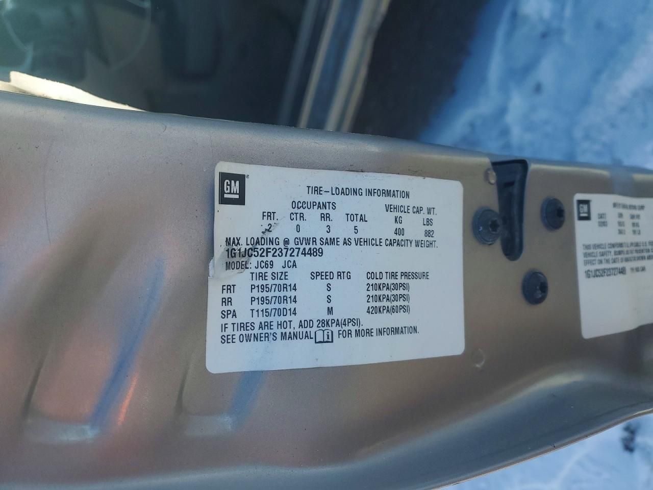 2003 Chevrolet Cavalier