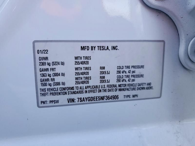2022 Tesla Model y