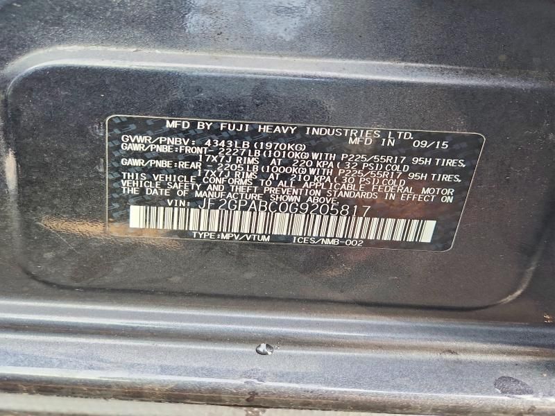 2016 Subaru Crosstrek Premium