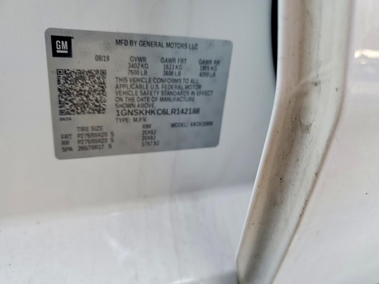 2020 Chevrolet Suburban K1500 lt