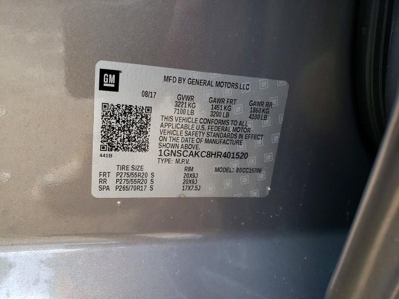 2017 Chevrolet Tahoe C1500 ls