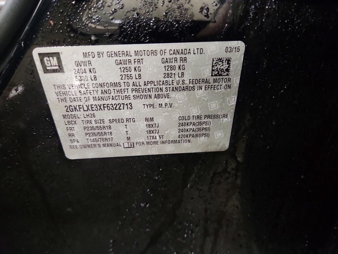 2015 GMC Terrain slt