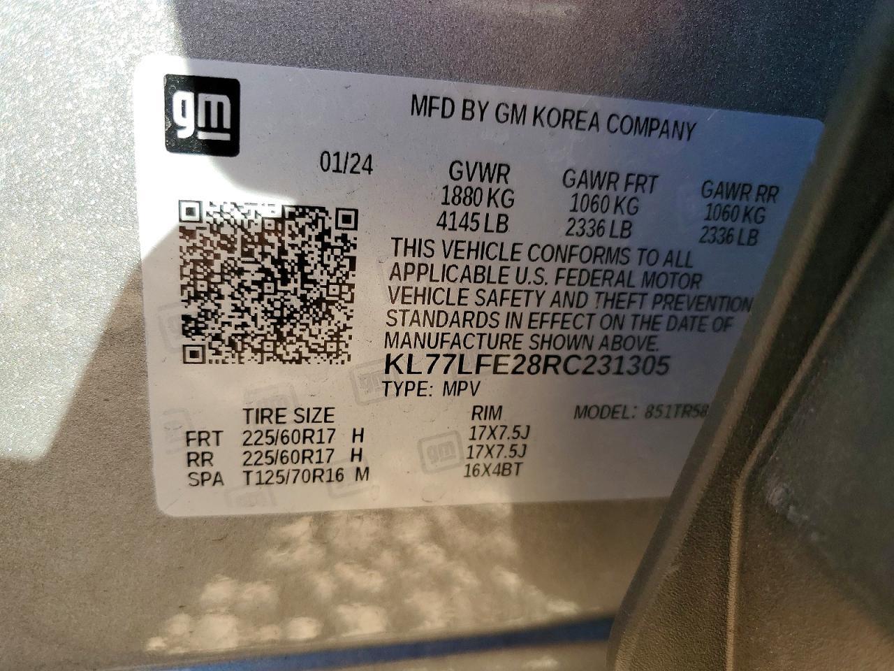 2024 Chevrolet Trax ls