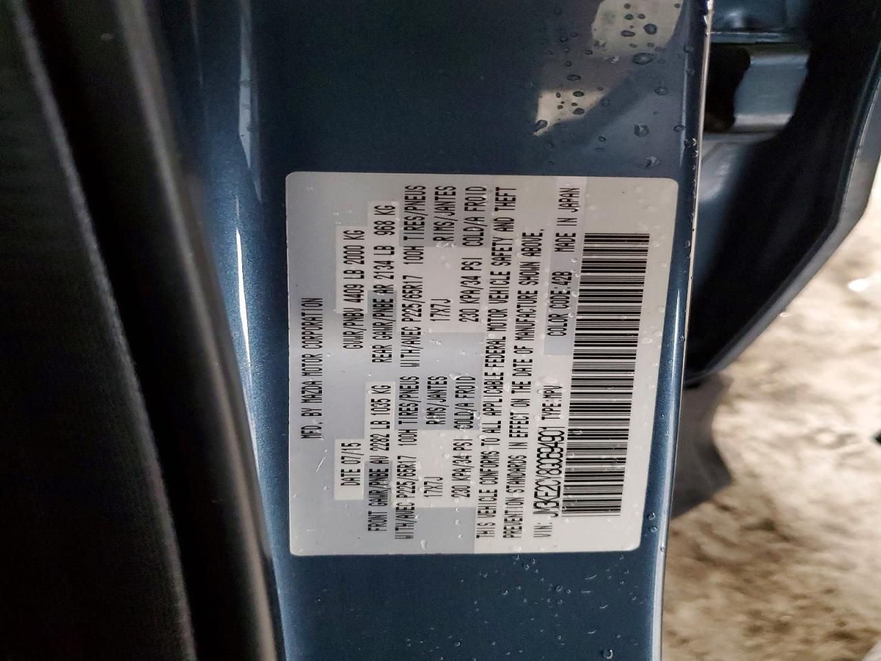 2016 Mazda Cx-5 Touring