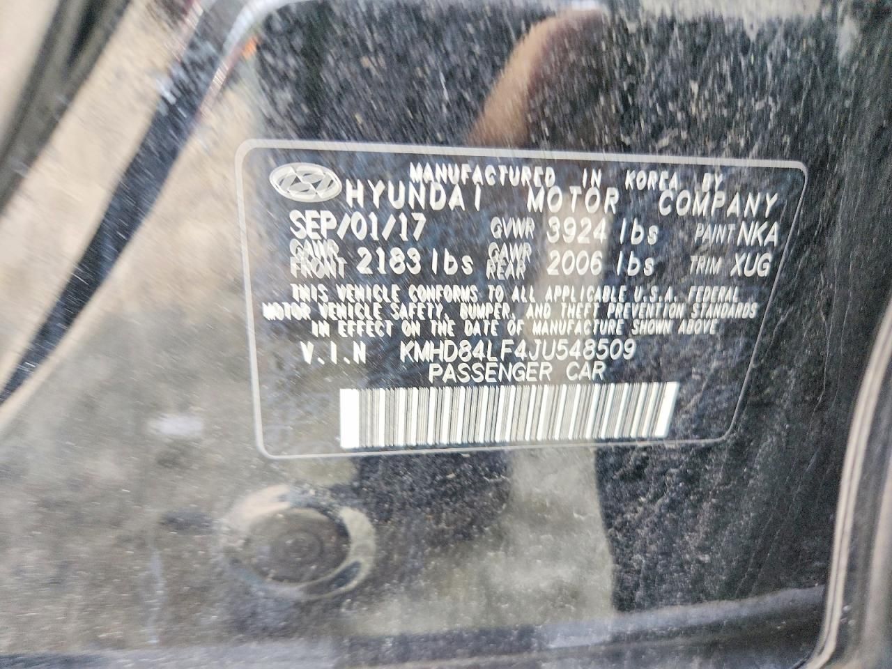 2018 Hyundai Elantra sel