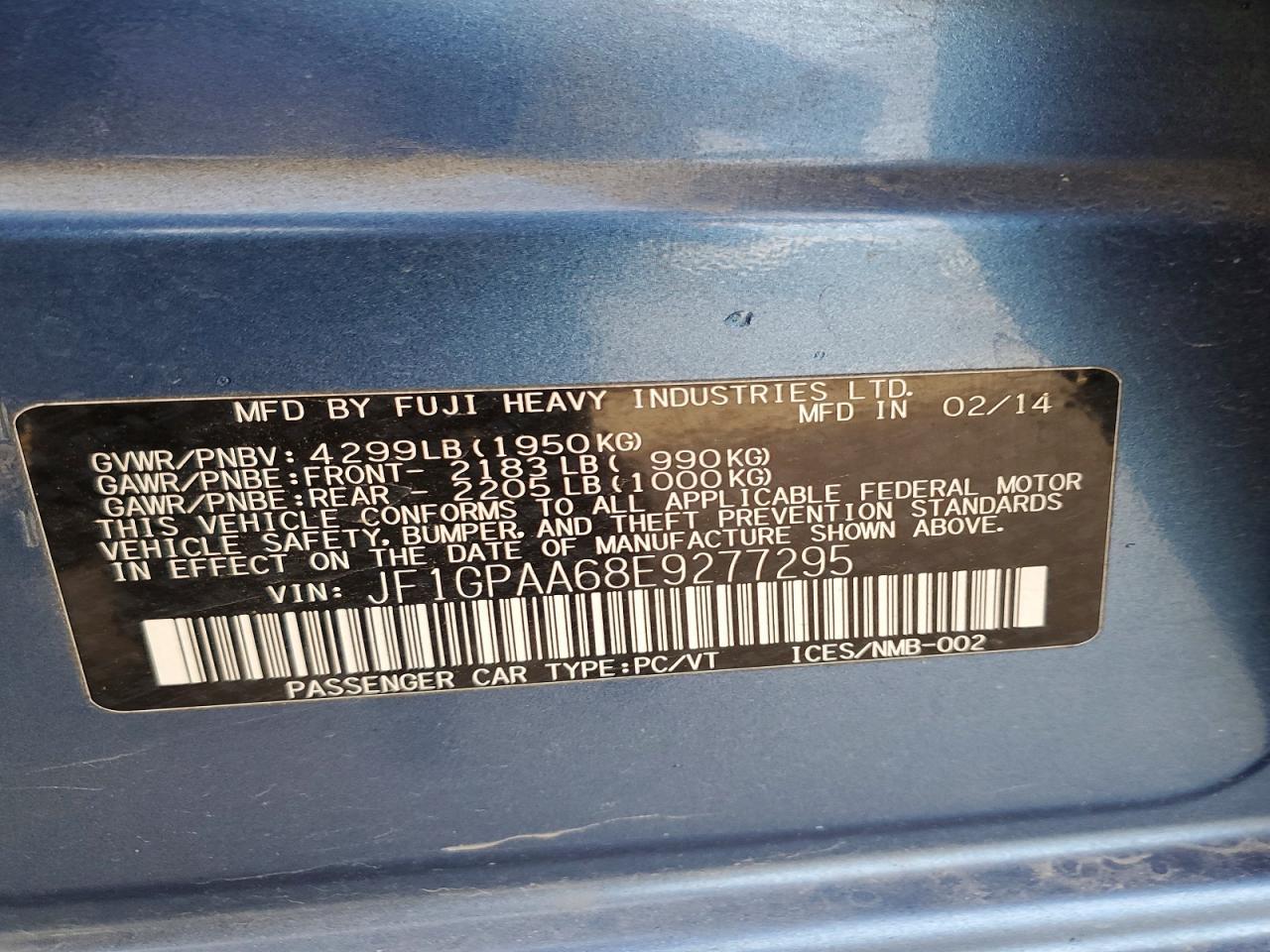 2014 Subaru Impreza