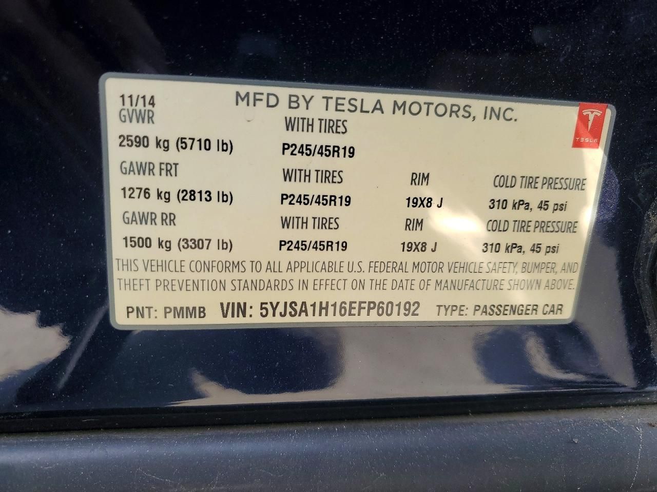 2014 Tesla Model s