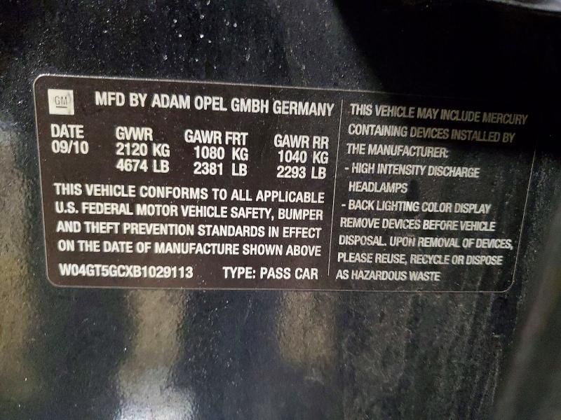 2011 Buick Regal cxl