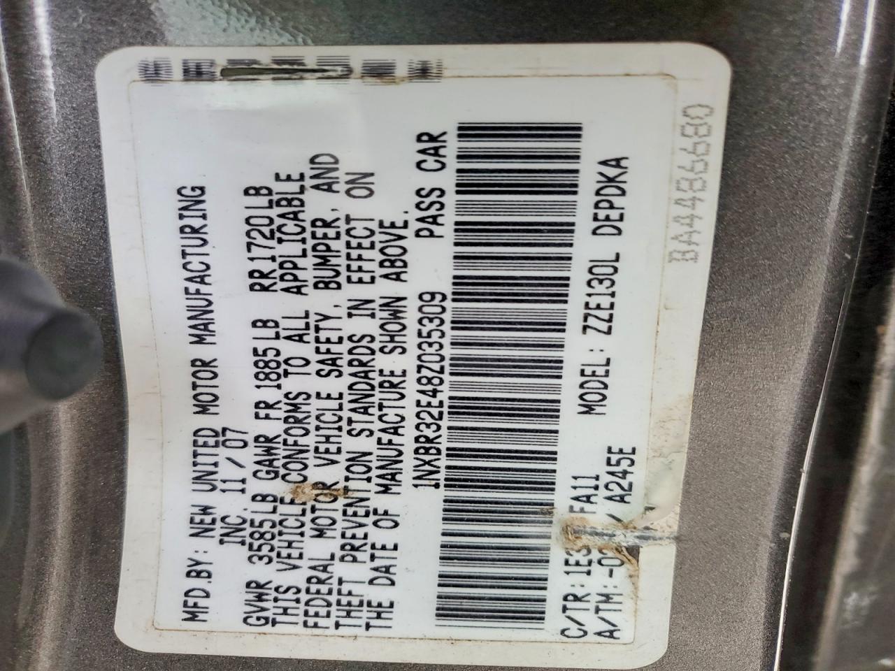 2008 Toyota Corolla ce