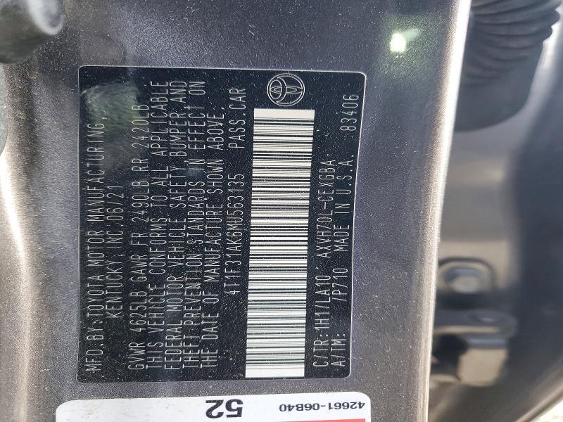 2021 Toyota Camry xle