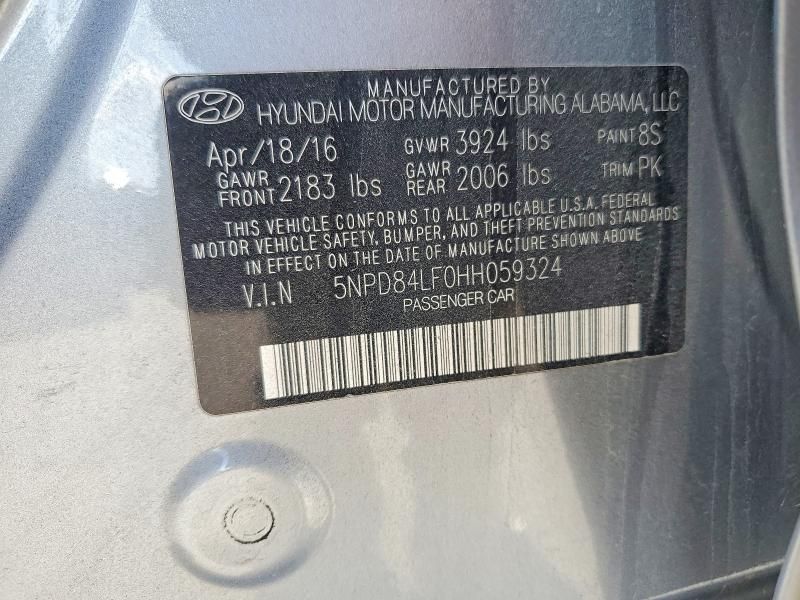 2017 Hyundai Elantra se