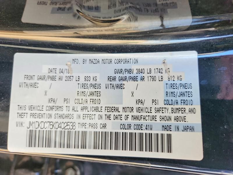 2019 Mazda Cx-3 Touring