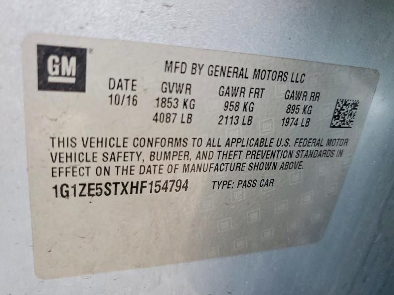 2017 Chevrolet Malibu lt