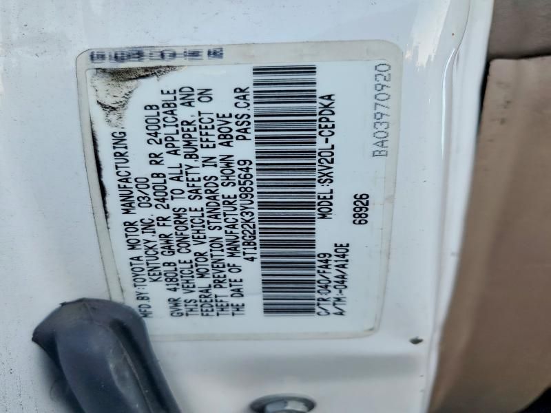 2000 Toyota Camry ce