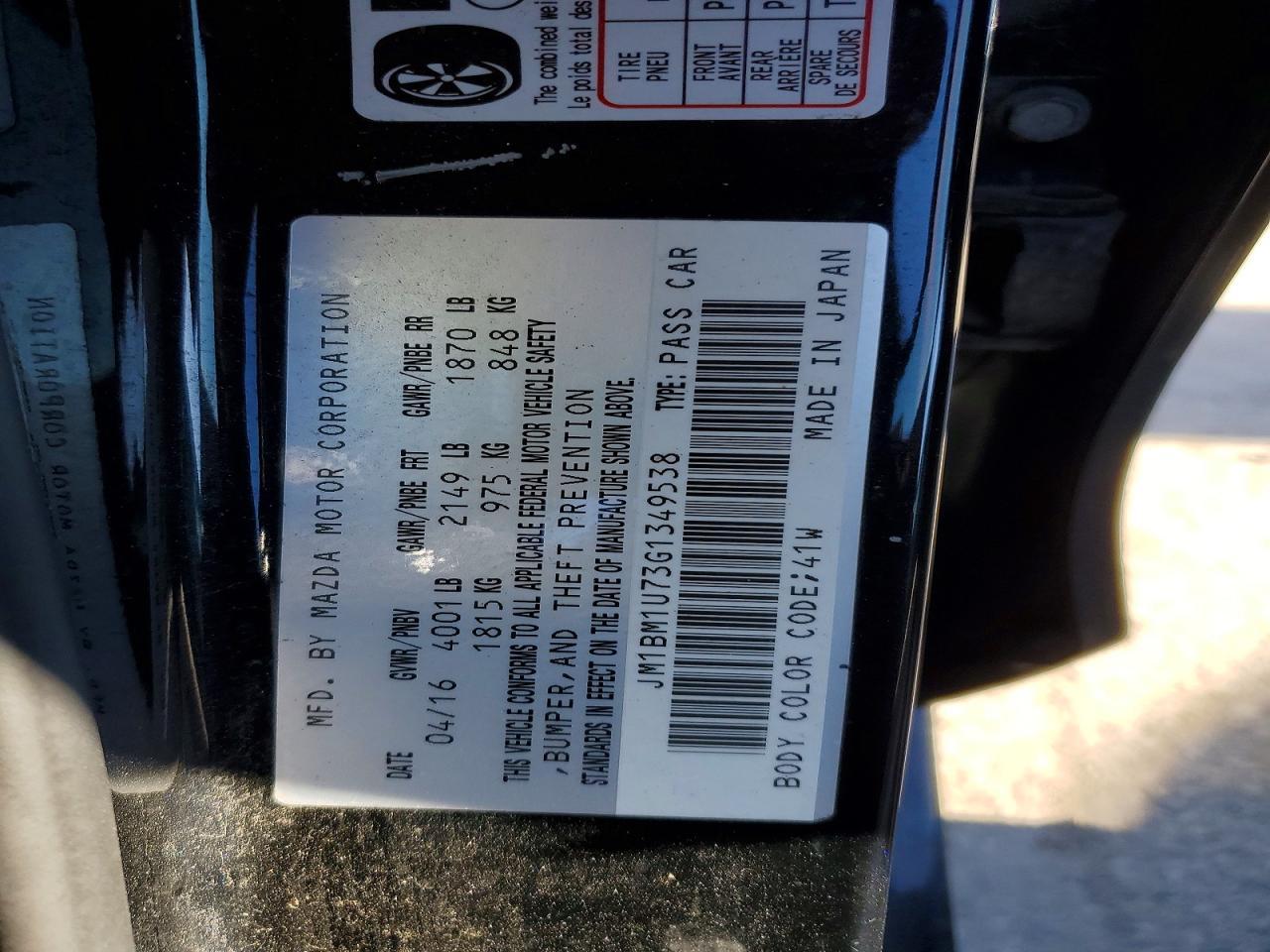 2016 Mazda 3 Sport