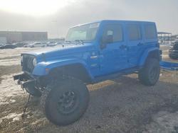 Jeep Wrangler salvage cars for sale: 2015 Jeep Wrangler Unlimited Sahara
