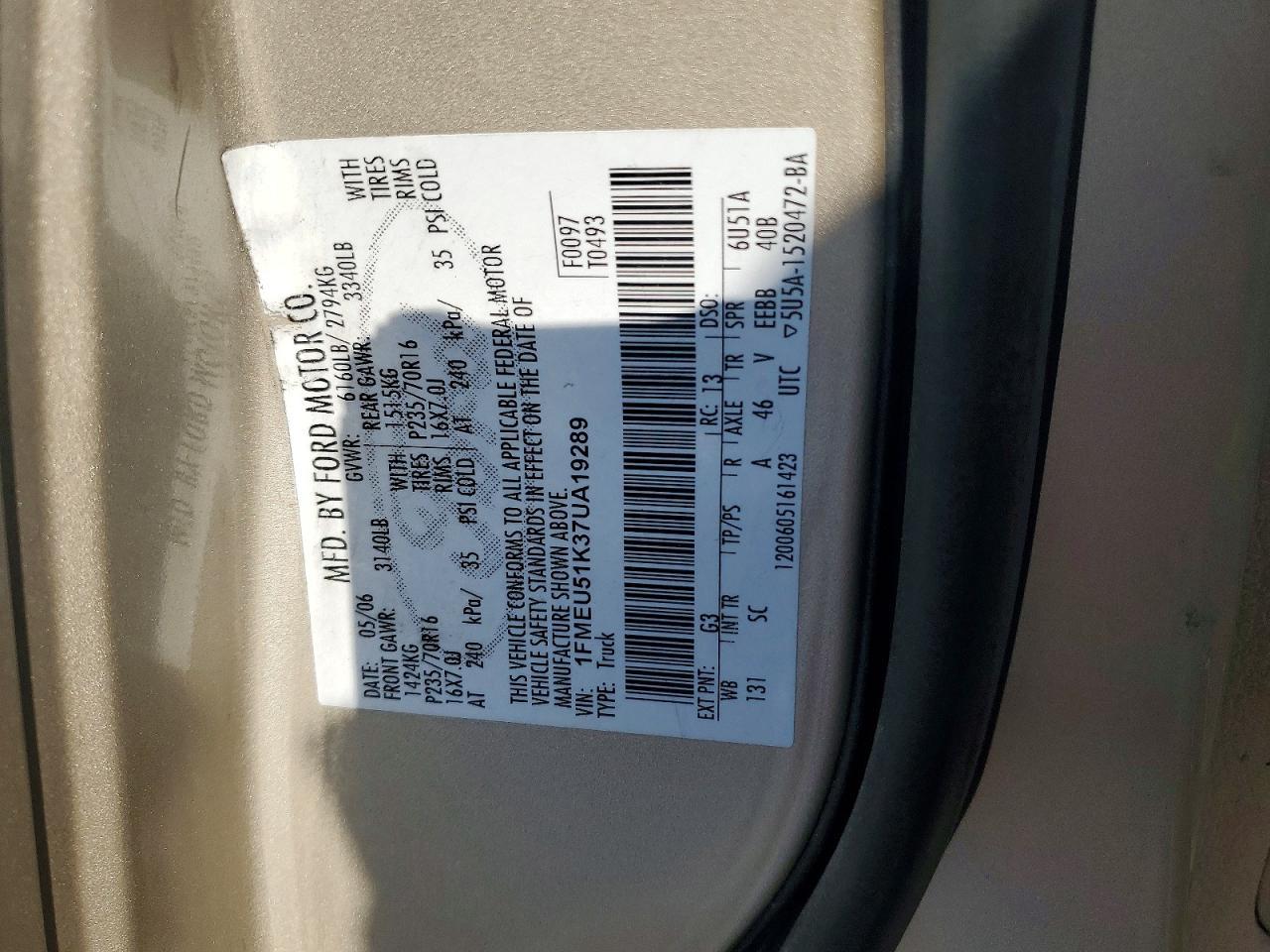 2007 Ford Explorer Sport Trac xlt